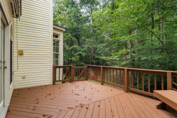 Rear Deck off Family Room & Kitchen