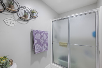 Primary bath shower
