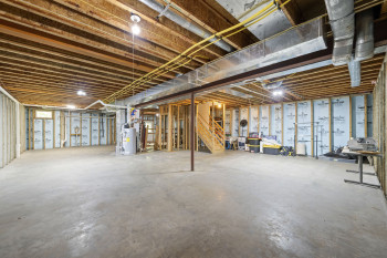 Huge basement with full-bath rough-in & Superior walls
