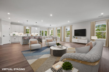 Kitchen/Living (Virtual Staging)