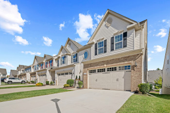 Angle view of home showing end of group status