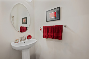 Convenient Main level Powder Room