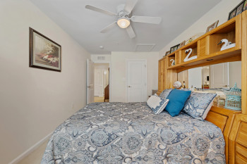 Alternate view of upper level bedroom 1  with attic access