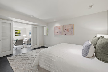 4th Bedroom with French Doors to Sitting Room