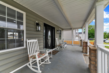 Large front porch to enjoy your water view