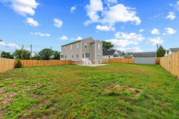Large fenced back yard