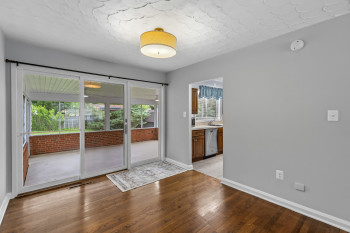 Perfect flow from the kitchen to the patio for dining and BBQs