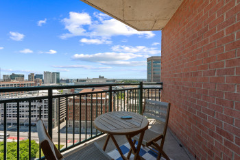 Lovely views from private balcony
