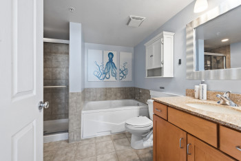 Primary Bath w/ whirlpool tub and separate shower