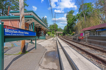 Moylan-Rose Valley SEPTA station is so close!