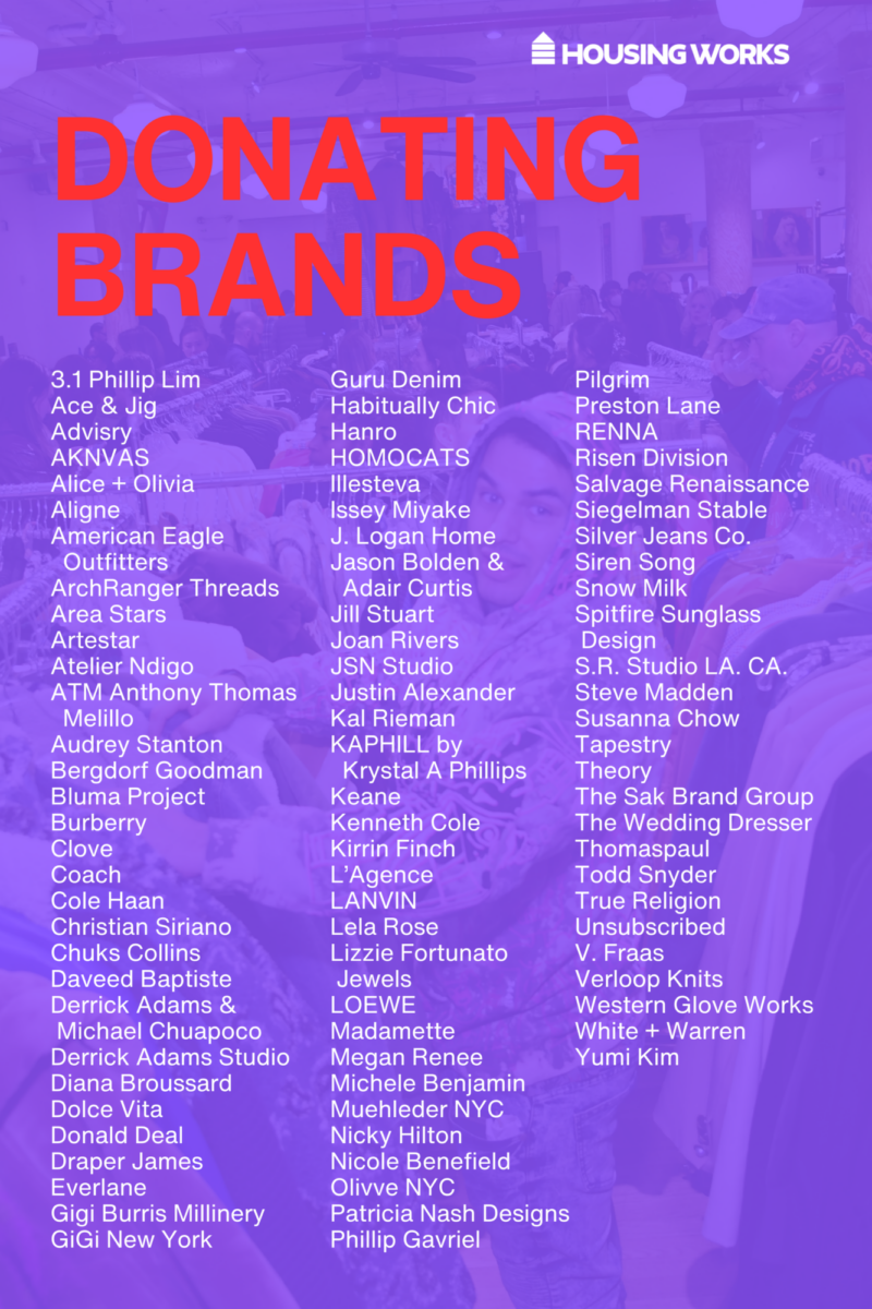 Donating brands 30x45in