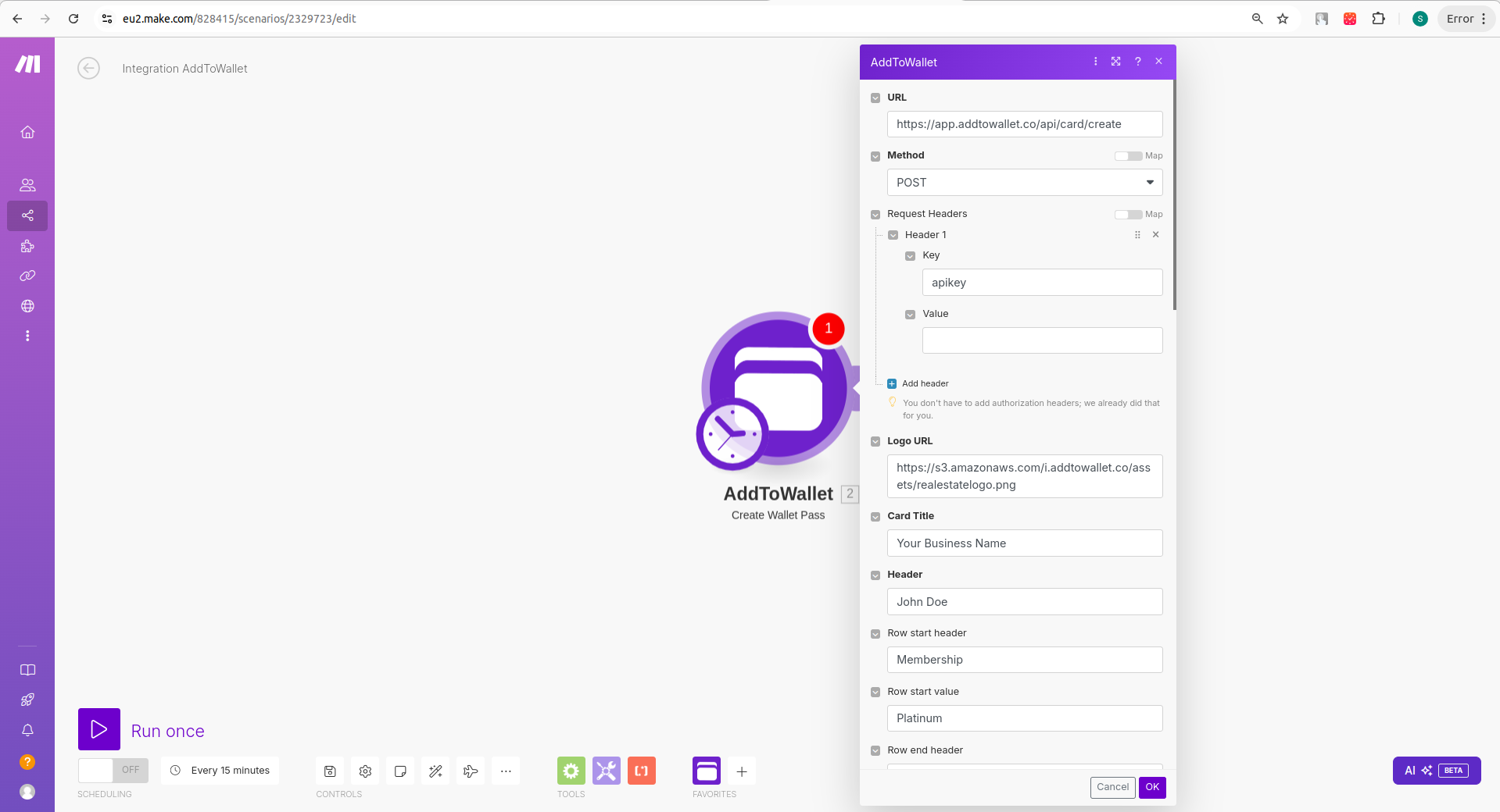 Fill Module