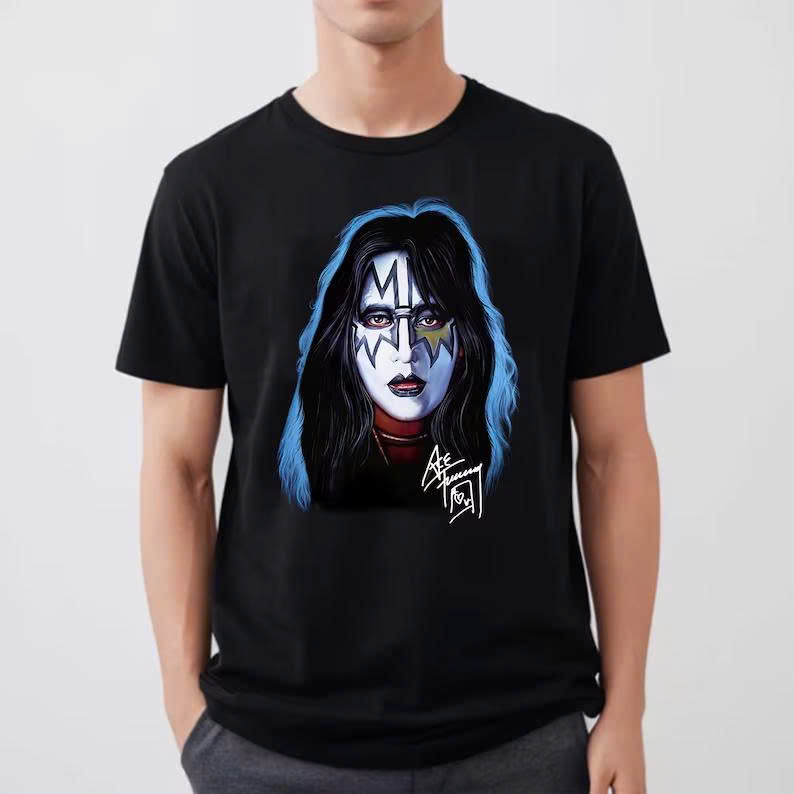 Ace Frehley Vintage T-Shirt – Retro Rock Unisex Cotton Tee