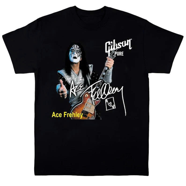 Ace Frehley Tribute T-Shirt – Rock Legend Memorial Graphic Tee - Media 2