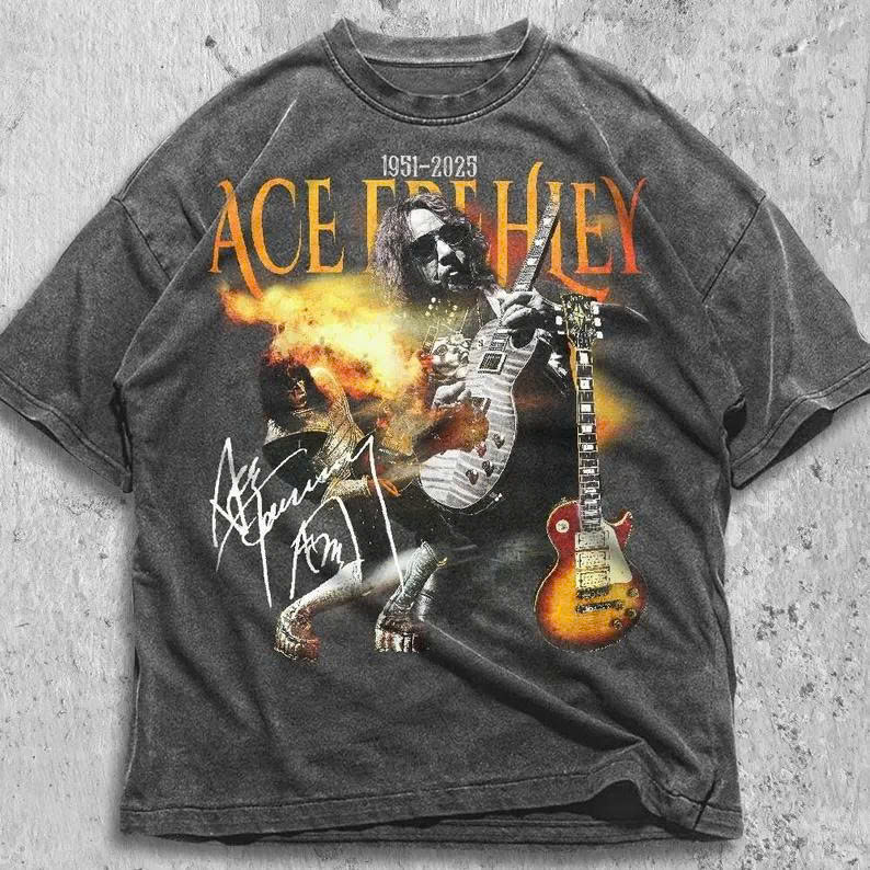 Ace Frehley Memorial Tee – 2025 Kiss Rock & Roll Legend Shirt