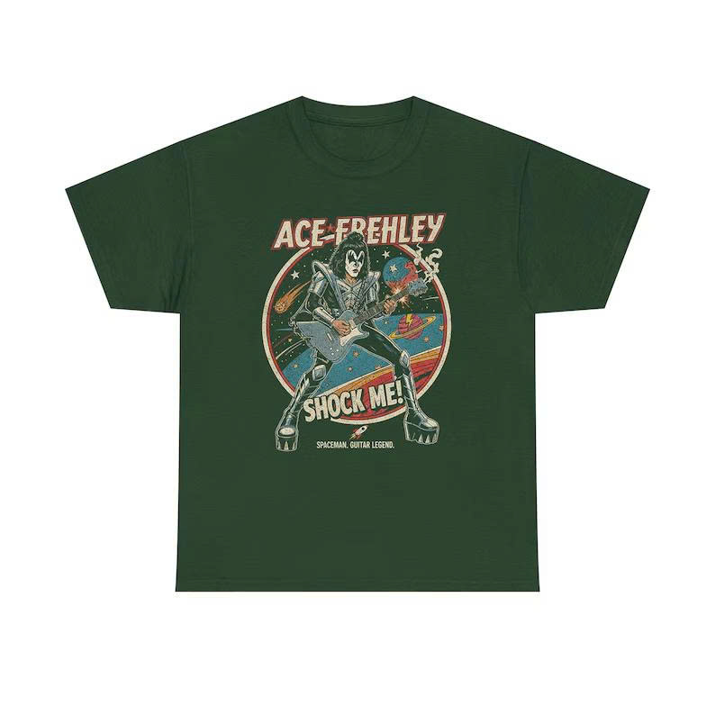 Ace Frehley Retro Memorial Tee – 2025 Kiss Rock & Roll Legend Shirt - Media 5