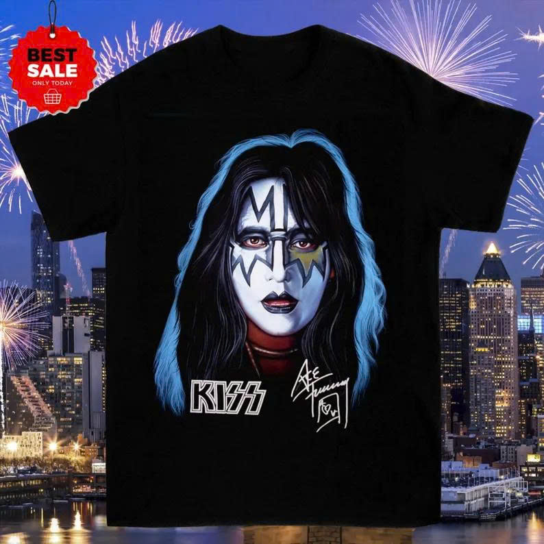 Rare Ace Frehley 1978 Solo Album T-Shirt – Retro Black Tee