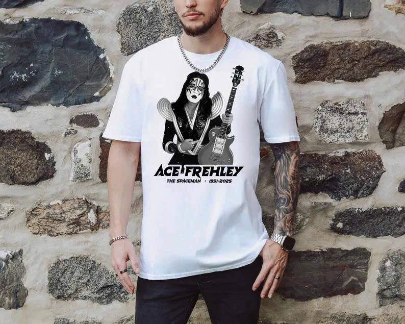 Ace Frehley Graphic Tee – Retro Vintage Style