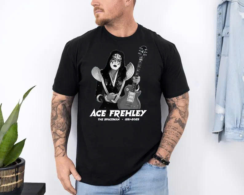 Ace Frehley Graphic Tee – Retro Vintage Style - Media 2