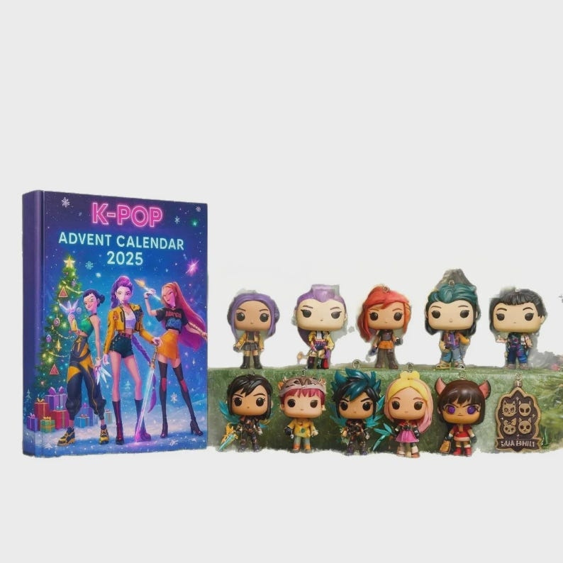 2D 2025 K-Pop Advent Calendar - Collectible Anime Figures - Fun Christmas Countdown Gift 2025 K-Pop Advent Calendar - Collectible Anime Figures - Fun Christmas Countdown Gift - Media 5