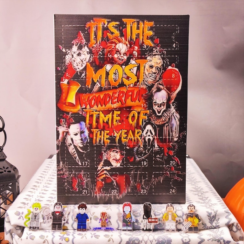 Horror Movie 2D Advent Calendar 2025 Slasher Villains Christmas Countdown - Media 3