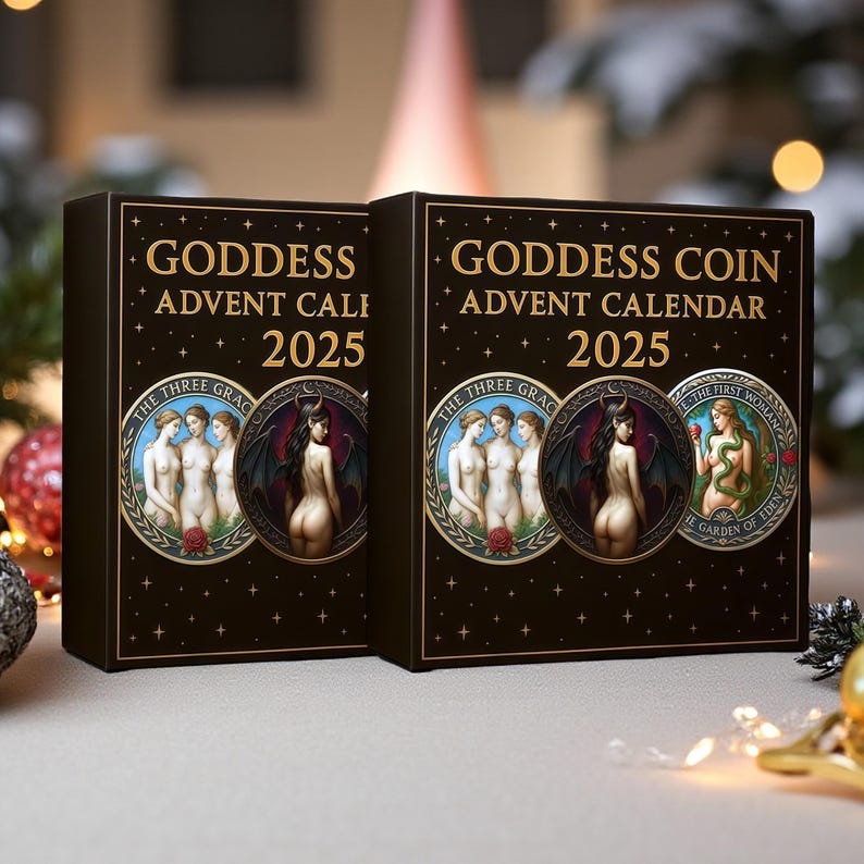 2D Ornament - Goddess Coin Advent Calendar 2025 Mythology Tokens for Her - Media 4