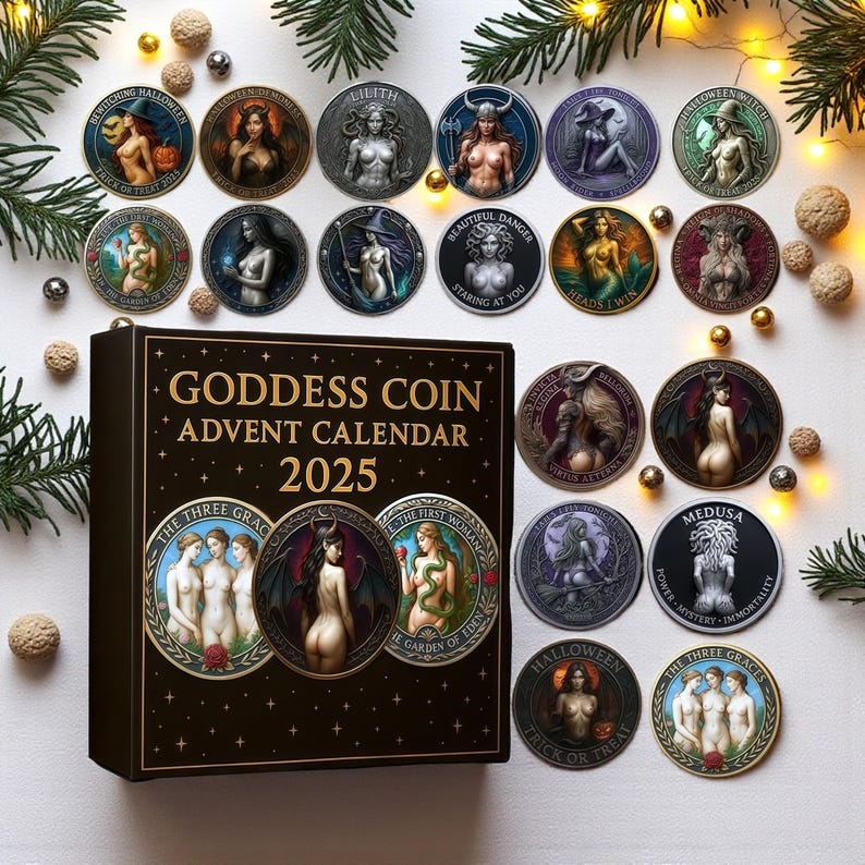 2D Ornament - Goddess Coin Advent Calendar 2025 Mythology Tokens for Her - Media 7