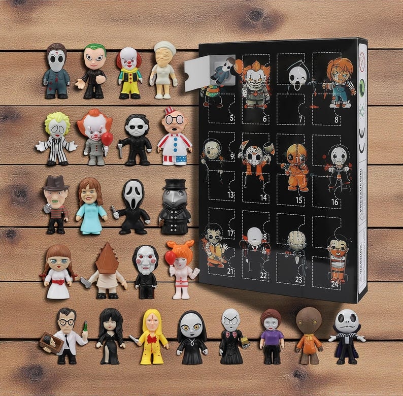 2D Horror Movie Advent Calendar 2025 24 Villain Resin Figurines - Media 3