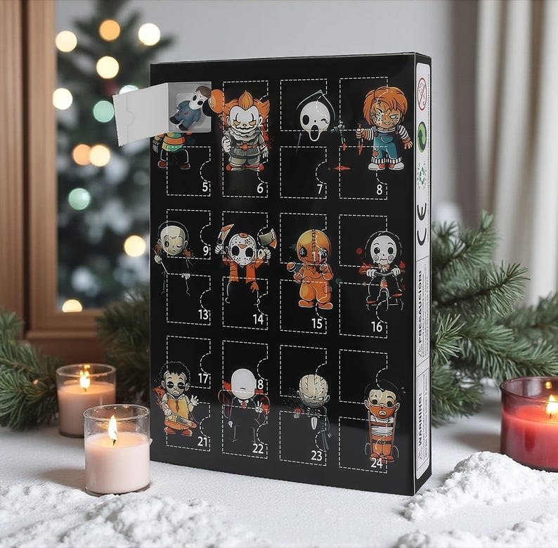 2D Horror Movie Advent Calendar 2025 24 Villain Resin Figurines - Media 2