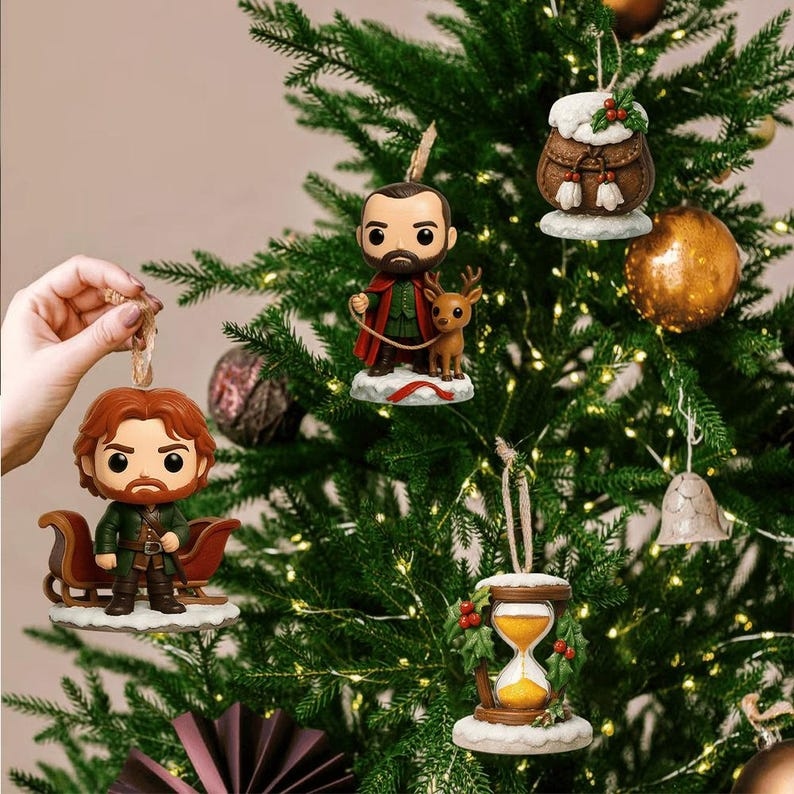 2D Ornament Hamilton Advent Calendar 2025, 24-Day Christmas Countdown, Musical Collectible Ornaments, Broadway Gift for Fans & Holiday Decor