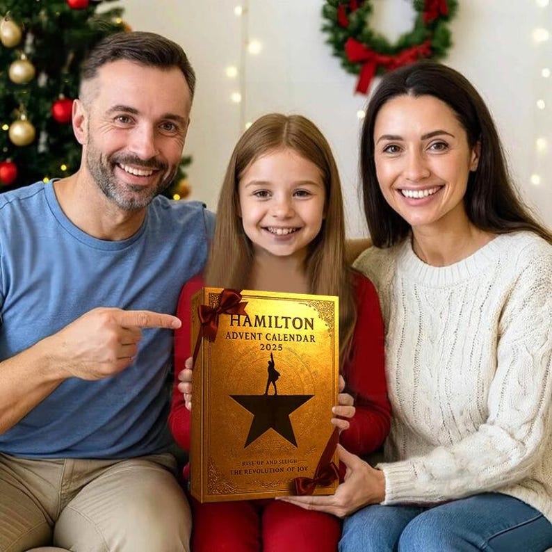 2D Ornament Hamilton Advent Calendar 2025, 24-Day Christmas Countdown, Musical Collectible Ornaments, Broadway Gift for Fans & Holiday Decor - Media 2