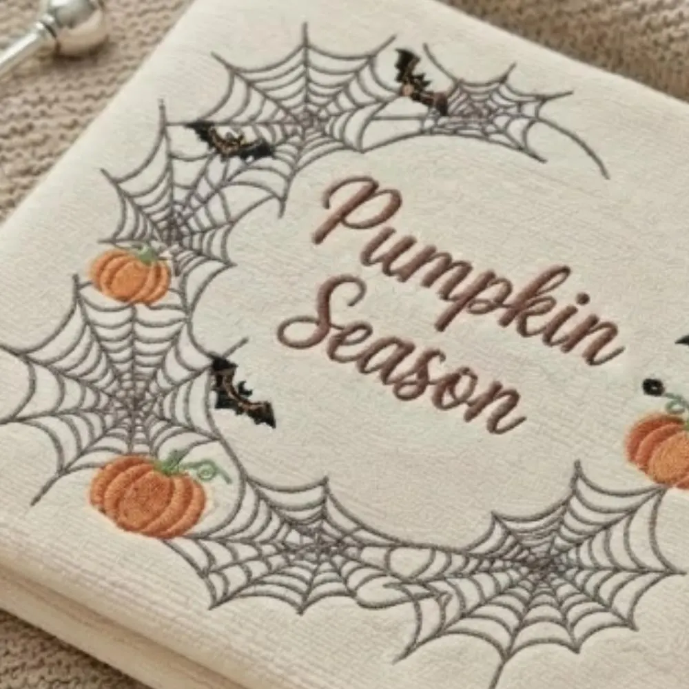 Personalized Baby's First Halloween Blanket, Custom Embroidered Pumpkin Season Blanket, Spooky Cute Newborn Gift, Fall Nursery Decor YB1603 - Media 4