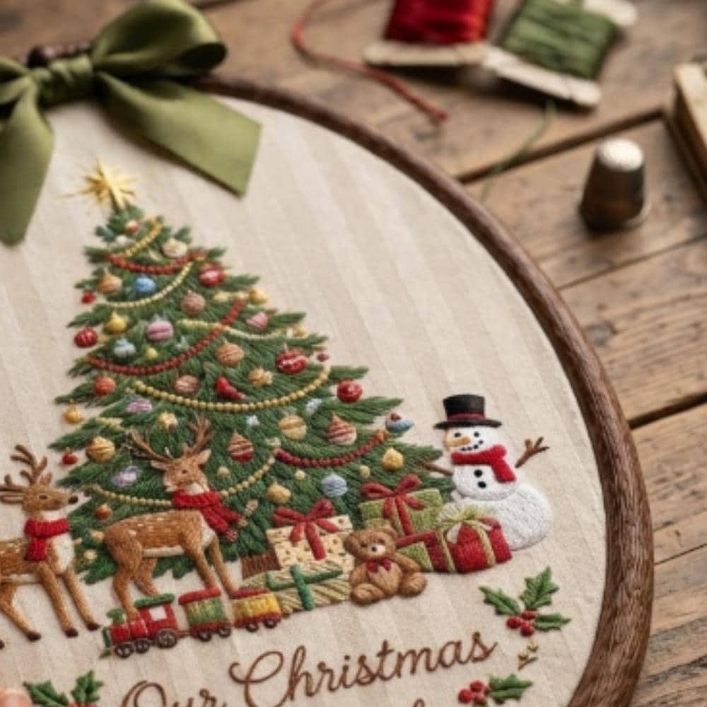 Our Christmas Miracle, Personalized Holiday Nursery Decor, Miracle Baby First Christmas Gift, Snowman Wall Hanging YB1603 - Media 5