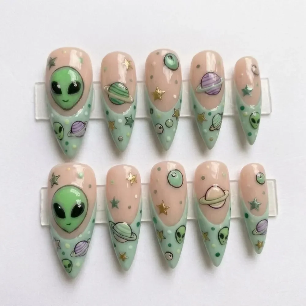 press on nails, custom press on nails, fake nails, Nails Art, stained glass nails, gold press on nails, 3d press on nails, luxury press on nails, handmade press on nails