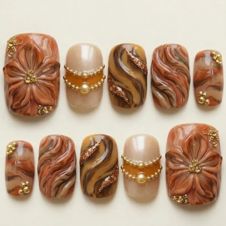 press on nails, custom press on nails, fake nails, Nails Art, stained glass nails, gold press on nails, 3d press on nails, luxury press on nails, handmade press on nails
