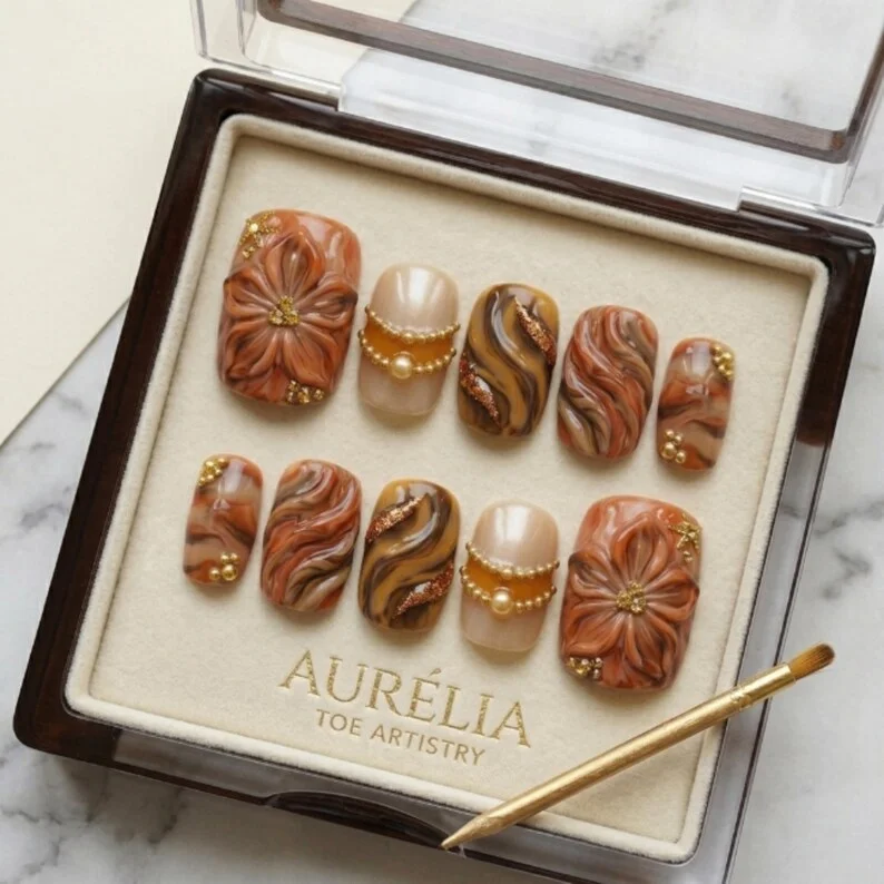 press on nails, custom press on nails, fake nails, Nails Art, stained glass nails, gold press on nails, 3d press on nails, luxury press on nails, handmade press on nails