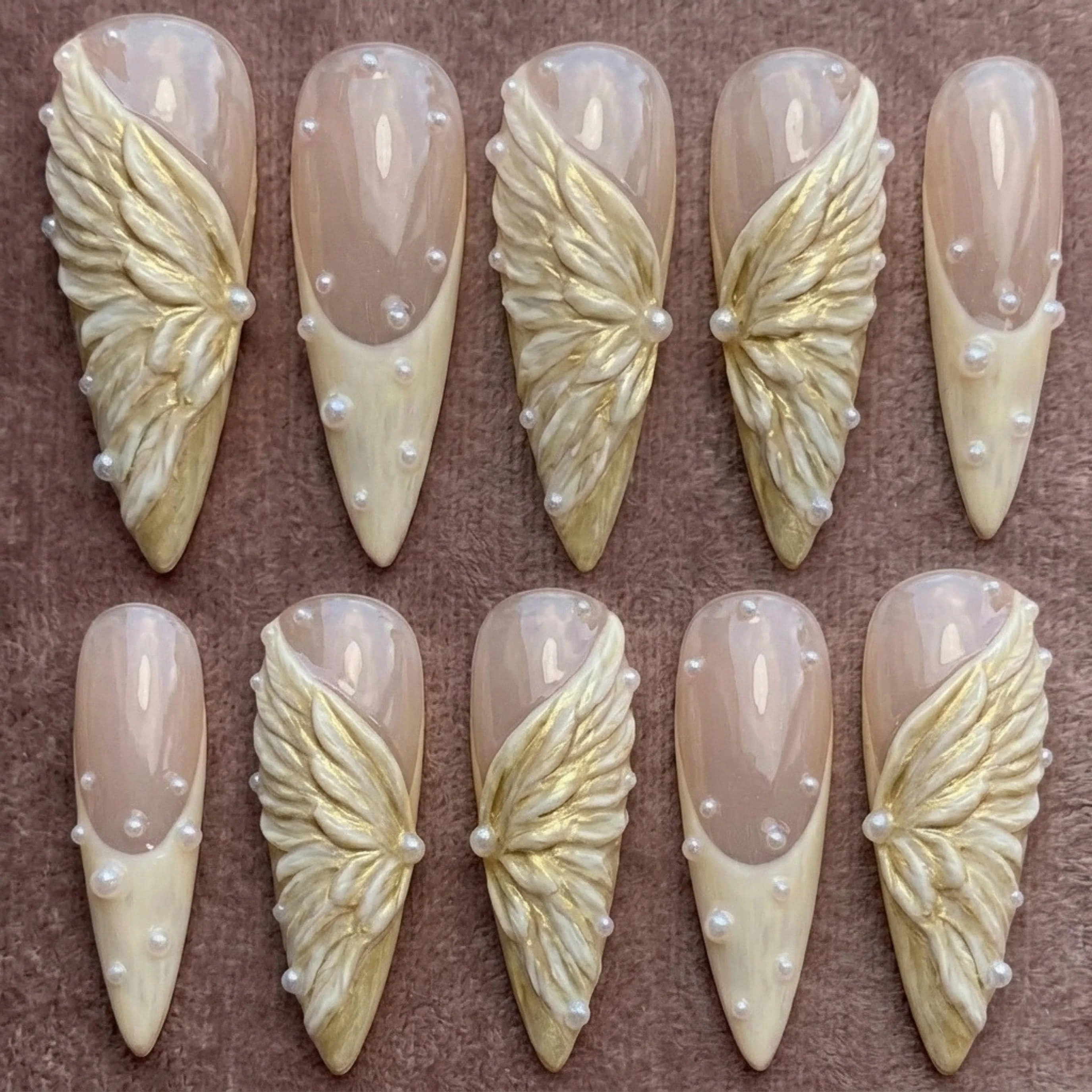 press on nails, custom press on nails, fake nails, Nails Art, stained glass nails, gold press on nails, 3d press on nails, luxury press on nails, handmade press on nails
