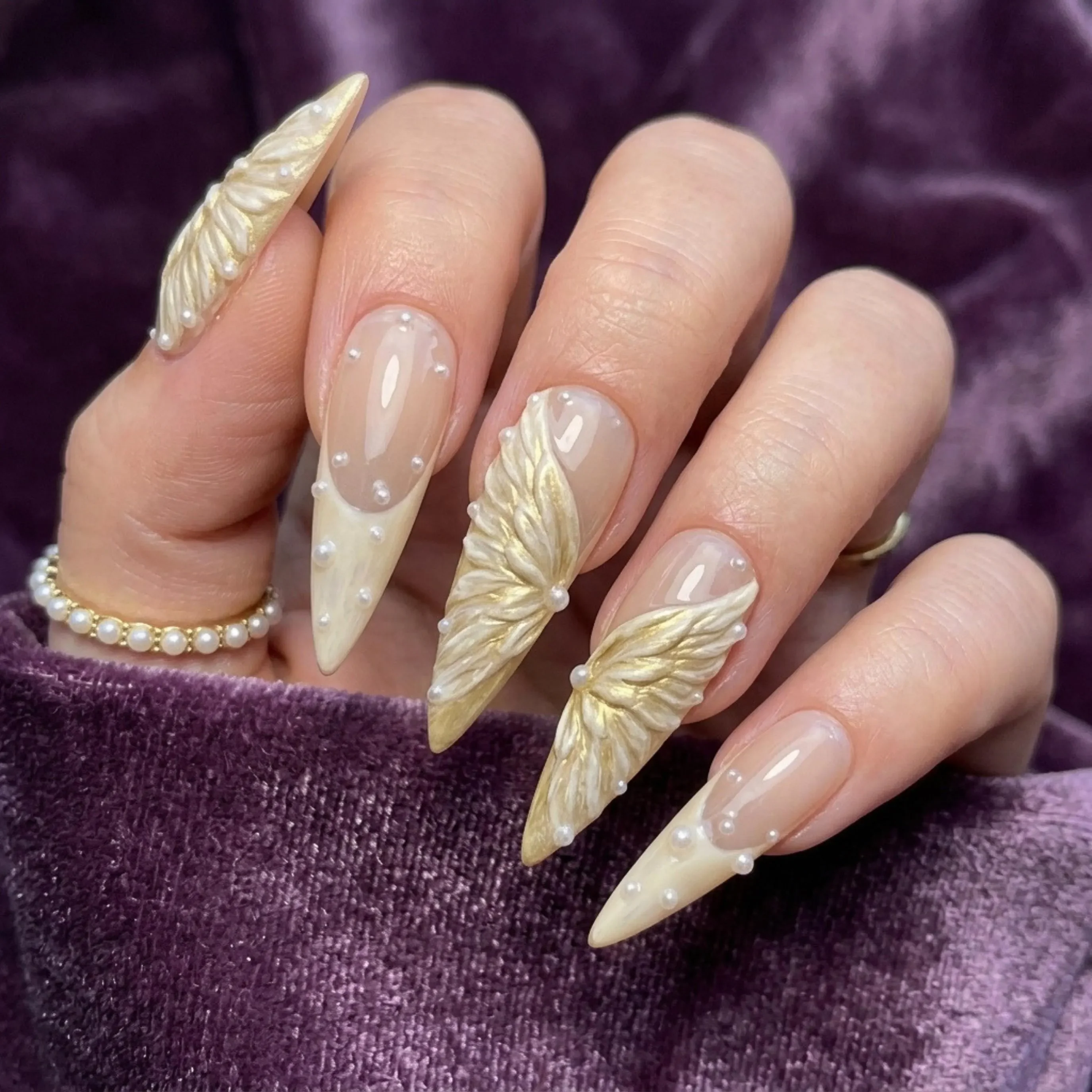 press on nails, custom press on nails, fake nails, Nails Art, stained glass nails, gold press on nails, 3d press on nails, luxury press on nails, handmade press on nails