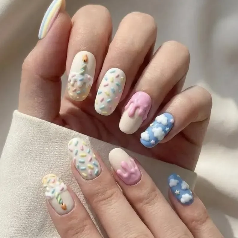 press on manicure, matte kawaii, press on nails, custom press on nails, fake nails, Nails Art, stained glass nails, gold press on nails, 3d press on nails, luxury press on nails, handmade press on nails