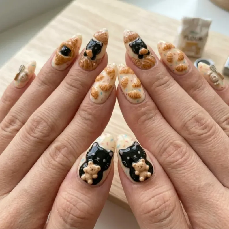 press on nails, custom press on nails, fake nails, Nails Art, stained glass nails, gold press on nails, 3d press on nails, luxury press on nails, handmade press on nails
