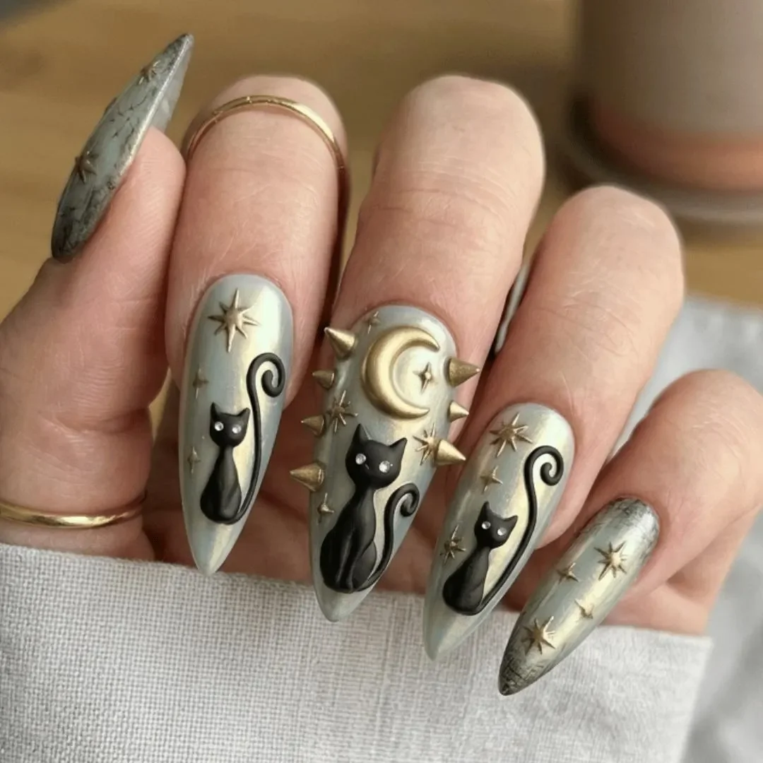 press on nails, custom press on nails, fake nails, Nails Art, stained glass nails, gold press on nails, 3d press on nails, luxury press on nails, handmade press on nails