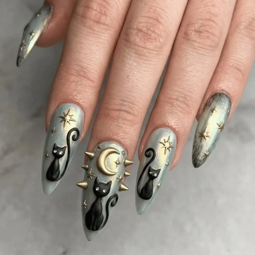 press on nails, custom press on nails, fake nails, Nails Art, stained glass nails, gold press on nails, 3d press on nails, luxury press on nails, handmade press on nails