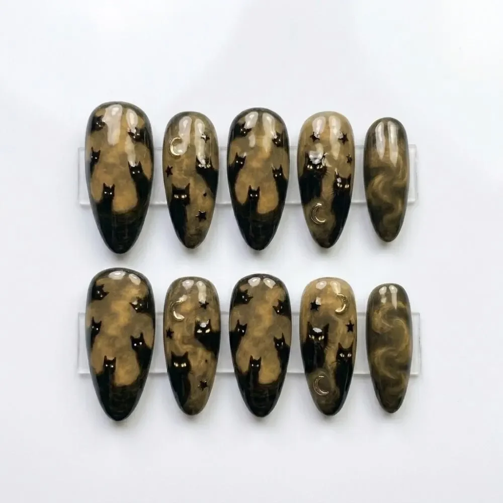 press on nails, custom press on nails, fake nails, Nails Art, stained glass nails, gold press on nails, 3d press on nails, luxury press on nails, handmade press on nails