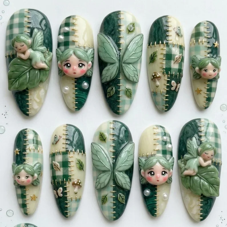 press on nails, custom press on nails, fake nails, Nails Art, stained glass nails, gold press on nails, 3d press on nails, luxury press on nails, handmade press on nails