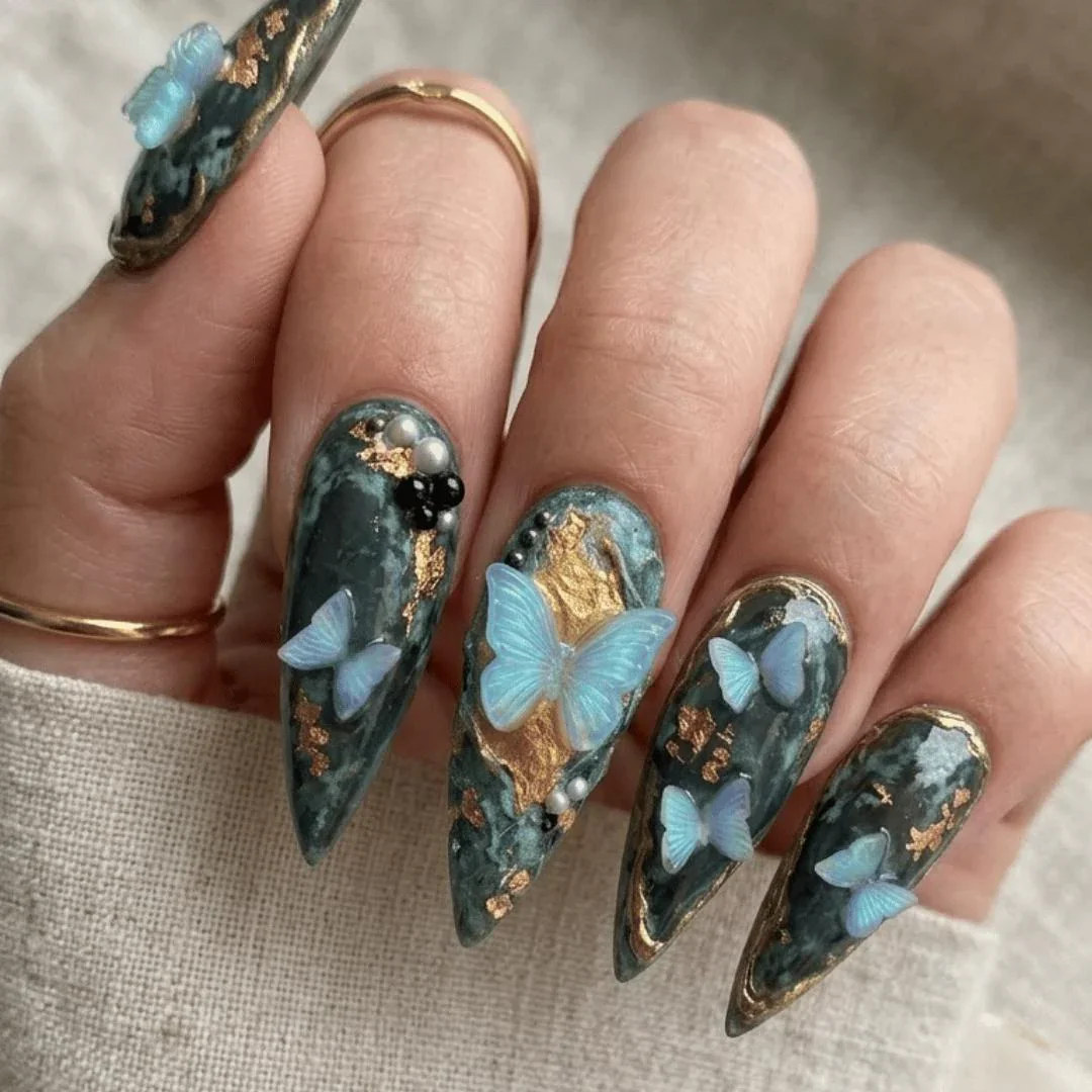 press on nails, custom press on nails, fake nails, Nails Art, stained glass nails, gold press on nails, 3d press on nails, luxury press on nails, handmade press on nails