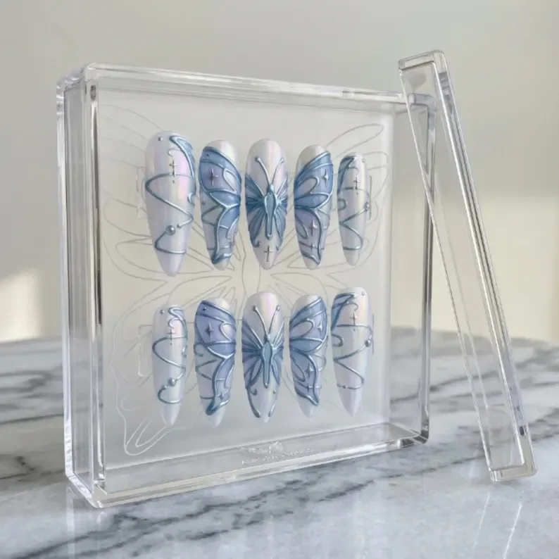 press on nails, custom press on nails, fake nails, Nails Art, stained glass nails, gold press on nails, 3d press on nails, luxury press on nails, handmade press on nails
