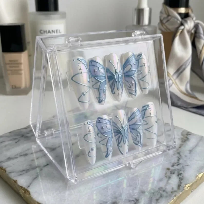 press on nails, custom press on nails, fake nails, Nails Art, stained glass nails, gold press on nails, 3d press on nails, luxury press on nails, handmade press on nails
