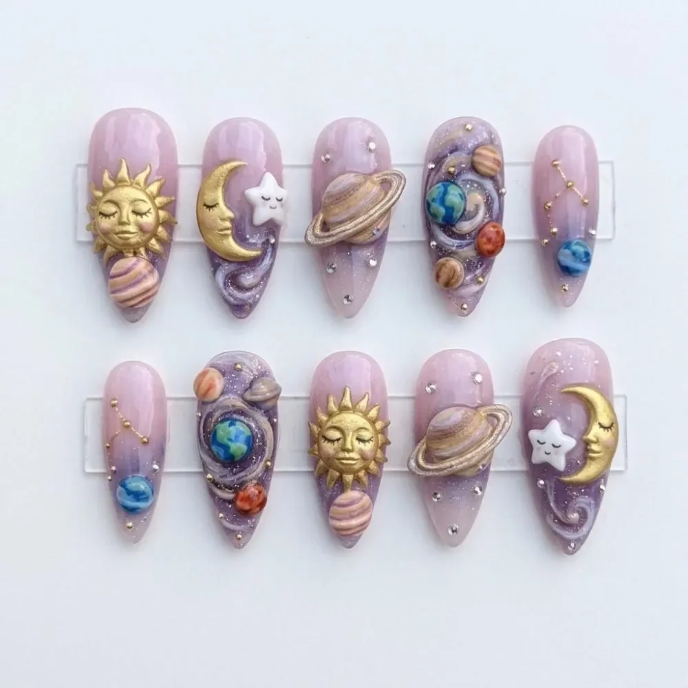 press on nails, custom press on nails, fake nails, Nails Art, stained glass nails, gold press on nails, 3d press on nails, luxury press on nails, handmade press on nails