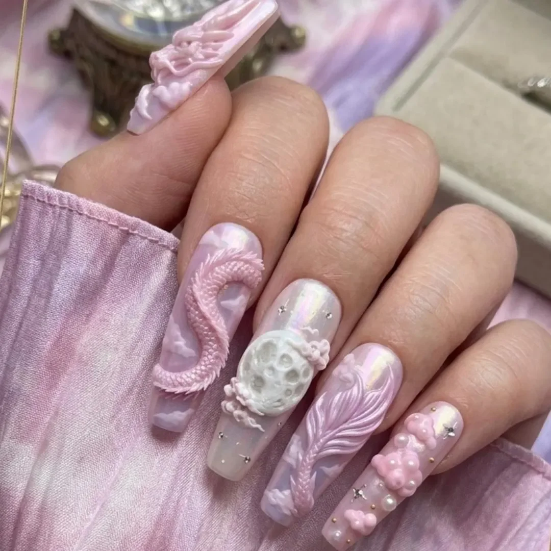 press on nails, custom press on nails, fake nails, Nails Art, stained glass nails, gold press on nails, 3d press on nails, luxury press on nails, handmade press on nails