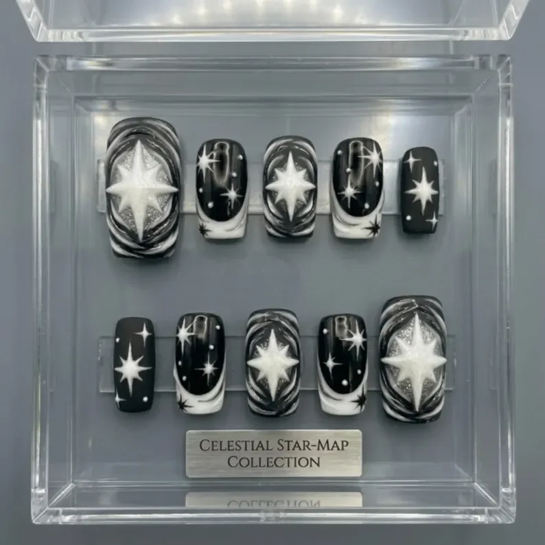 press on nails, custom press on nails, fake nails, Nails Art, stained glass nails, gold press on nails, 3d press on nails, luxury press on nails, handmade press on nails